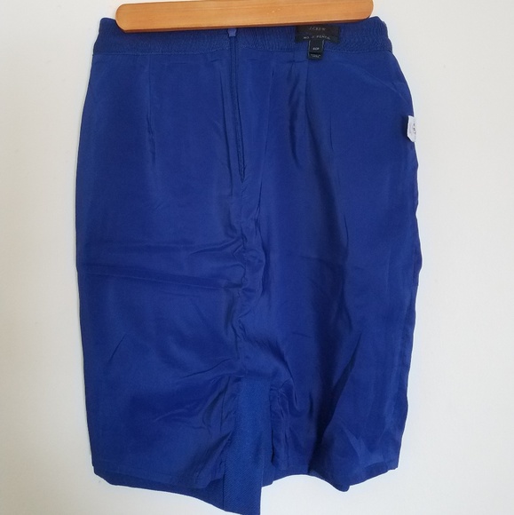 J Crew No. 2 double-serge wool skirt, 00P, Blue - Picture 8 of 8